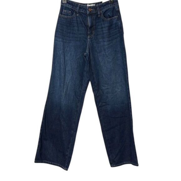 NWT Universal Thread Relaxed Wide Leg Jeans Sz 2R Blue Dk Wash 100% Cotton #179S - Picture 4 of 12